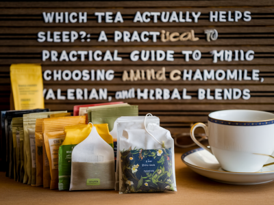 Which tea actually helps sleep: a practical guide to choosing and timing chamomile, valerian and herbal blends