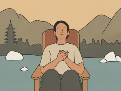 How to use the 2:2 breathing method to lower acute stress before presentations or meetings